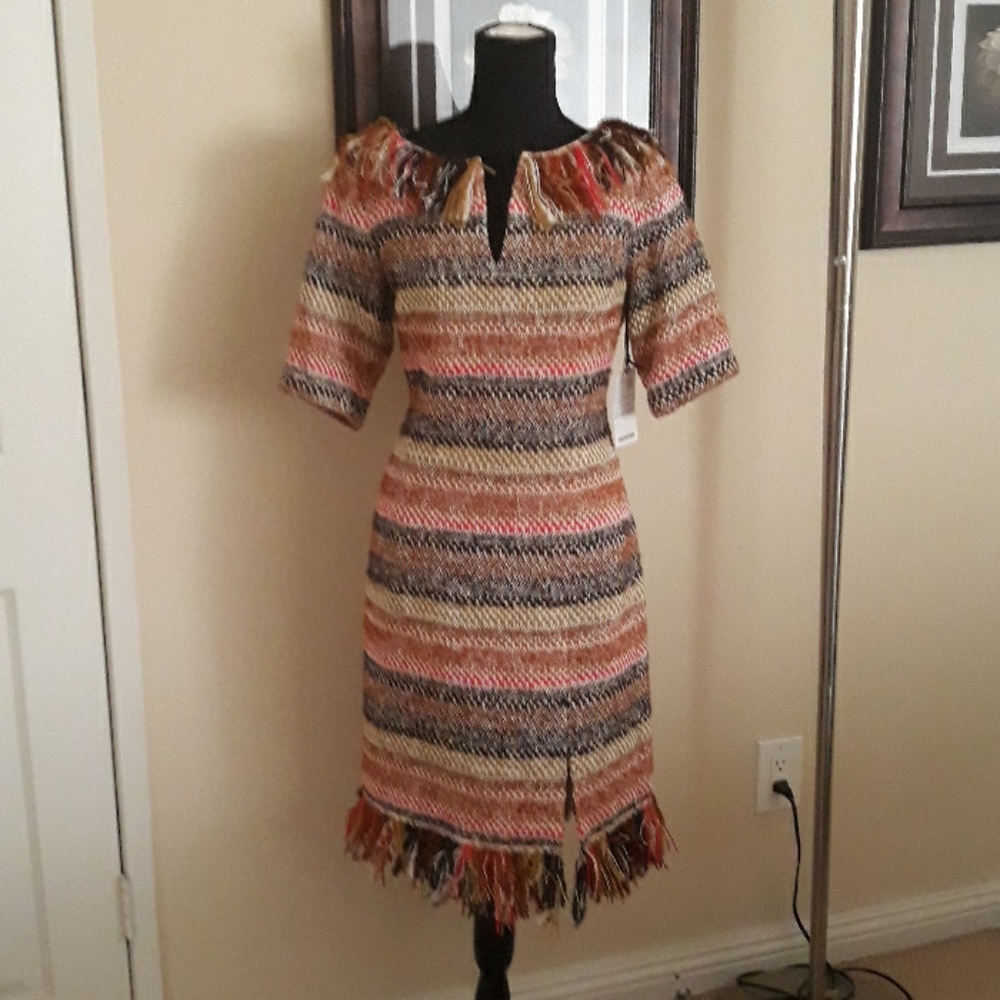 Wool blend dress
